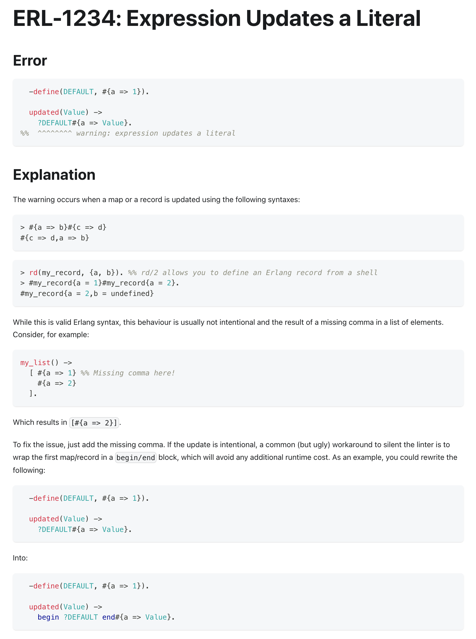 Erlang Error Index Sample Entry Erlang Error Index Sample Entry